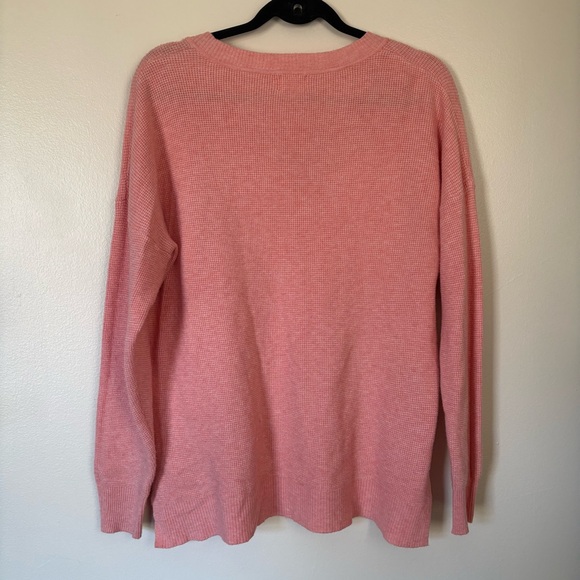 Dreamers by Debut Coral V-Neck Sweater Size M/L - Picture 9 of 12